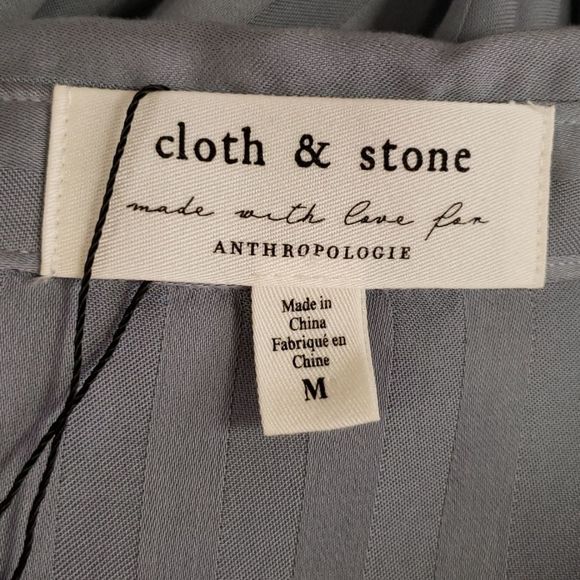 NWOT 💕💕Anthropologie Blue Shirt Blouse Top - Picture 11 of 12